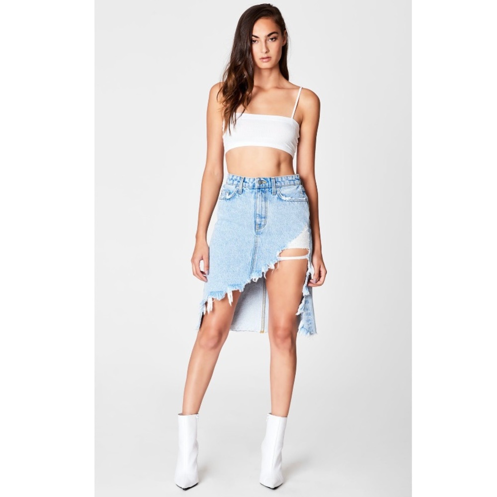 LF Carmar Trenton Iras Asymmetrical High Cut Skirt